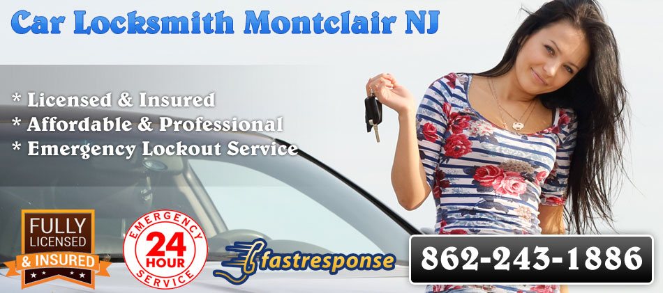 Car Locksmith Montclair NJ banner
